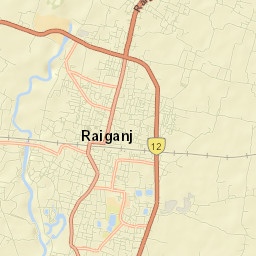 Uttar Dinajpur district Street Map