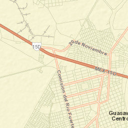 Guasave Street Map