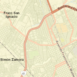 Gómez Palacio Street Map
