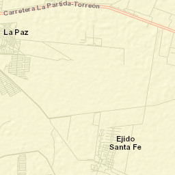 La Paz Street Map