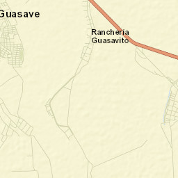 Guasavito Street Map
