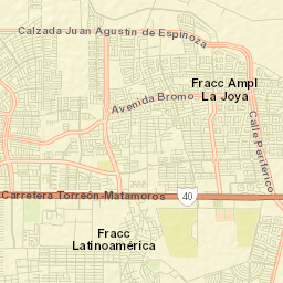 Fraccionamiento la Noria Street Map
