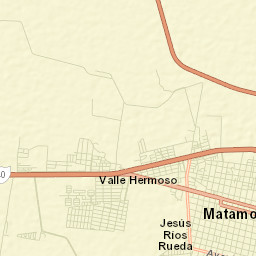 Matamoros Street Map