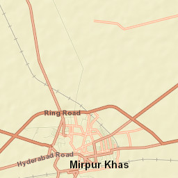 Mirpur Khas Street Map