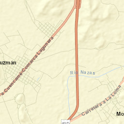 León Guzmán Street Map