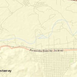 Villa Juárez Street Map