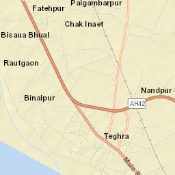 Teghra Street Map
