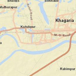 Khagaria Street Map
