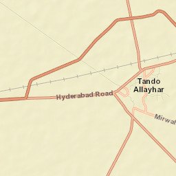 Tando Allahyar Street Map
