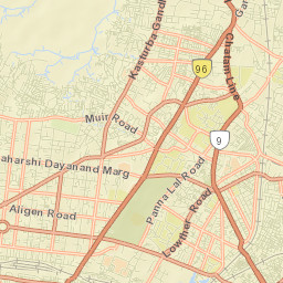 Allahabad Street Map
