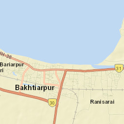 Bakhtiyarpur Street Map