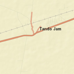 Tando Jam Street Map
