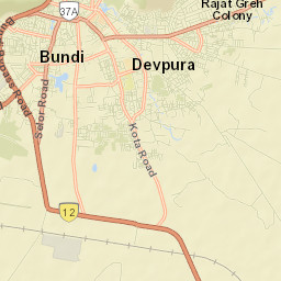 Bundi Street Map