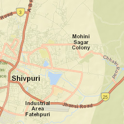 Shivpuri Street Map