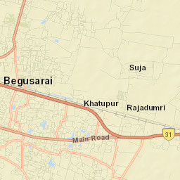 Begusarai Street Map