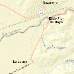Nazareno Street Map