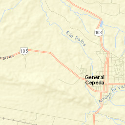 General Cepeda Street Map