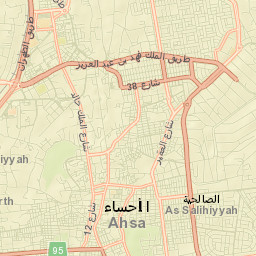 Al Hufūf Street Map
