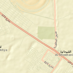 Ash Shīḩānīyah Street Map