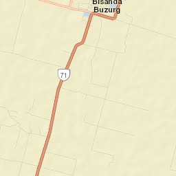 Bisenda Buzurg Street Map