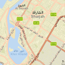 Sharjah Street Map
