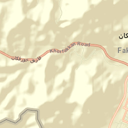 Khor Fakkan Street Map