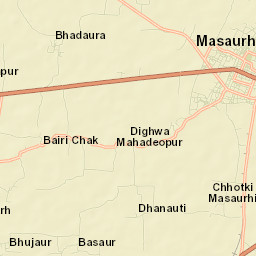 Masaurhi Buzurg Street Map