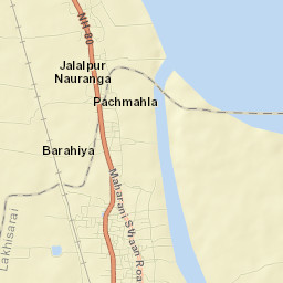 Barhiya Street Map