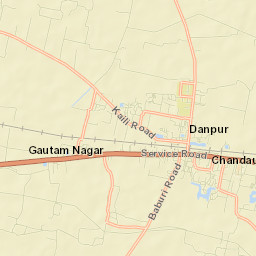 Chandauli District Street Map