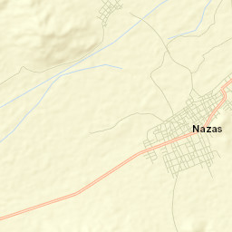 Nazas Street Map