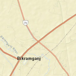 Bikramganj Street Map