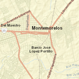 Mexiquito Street Map
