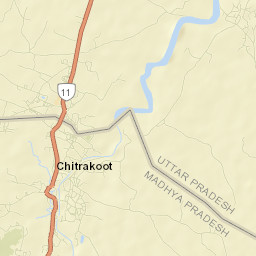 Chitrakoot Dham Street Map