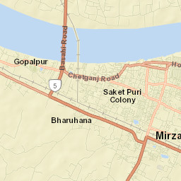 Mirzapur Street Map