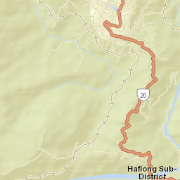 Haflong Street Map