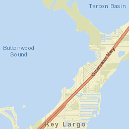 Key Largo Street Map
