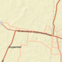 Joypur Hāt Street Map