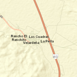 Velardeña Street Map