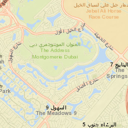 Dubai Street Map