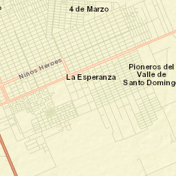 Ciudad Constitución Street Map