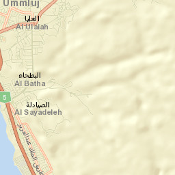Umm Lajj Street Map