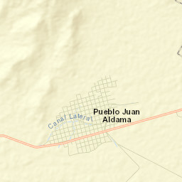 Juan Aldama (El Tigre) Street Map