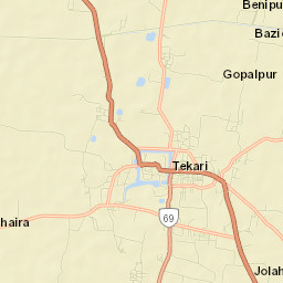 Tekari Street Map