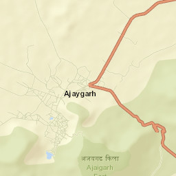 Ajaigarh Street Map