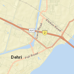 Dehri Street Map
