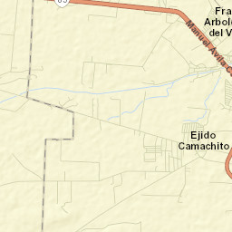 Cinco Señores Street Map