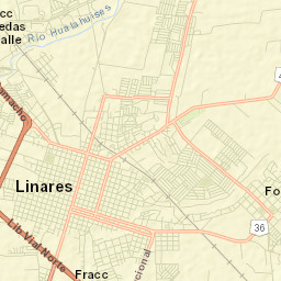 Linares Street Map