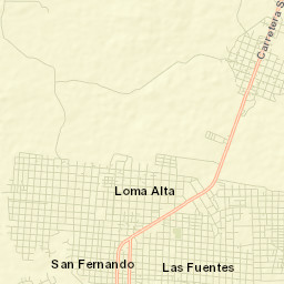 San Fernando Street Map