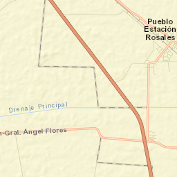 Estación Rosales Street Map