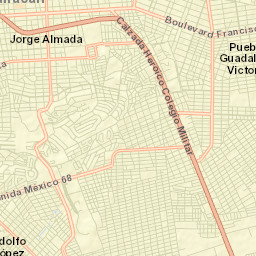 Culiacán Street Map
